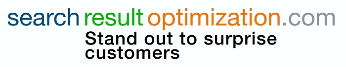 Search Result Optimization. Stand out to surprise customers.