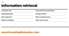 Information retrieval